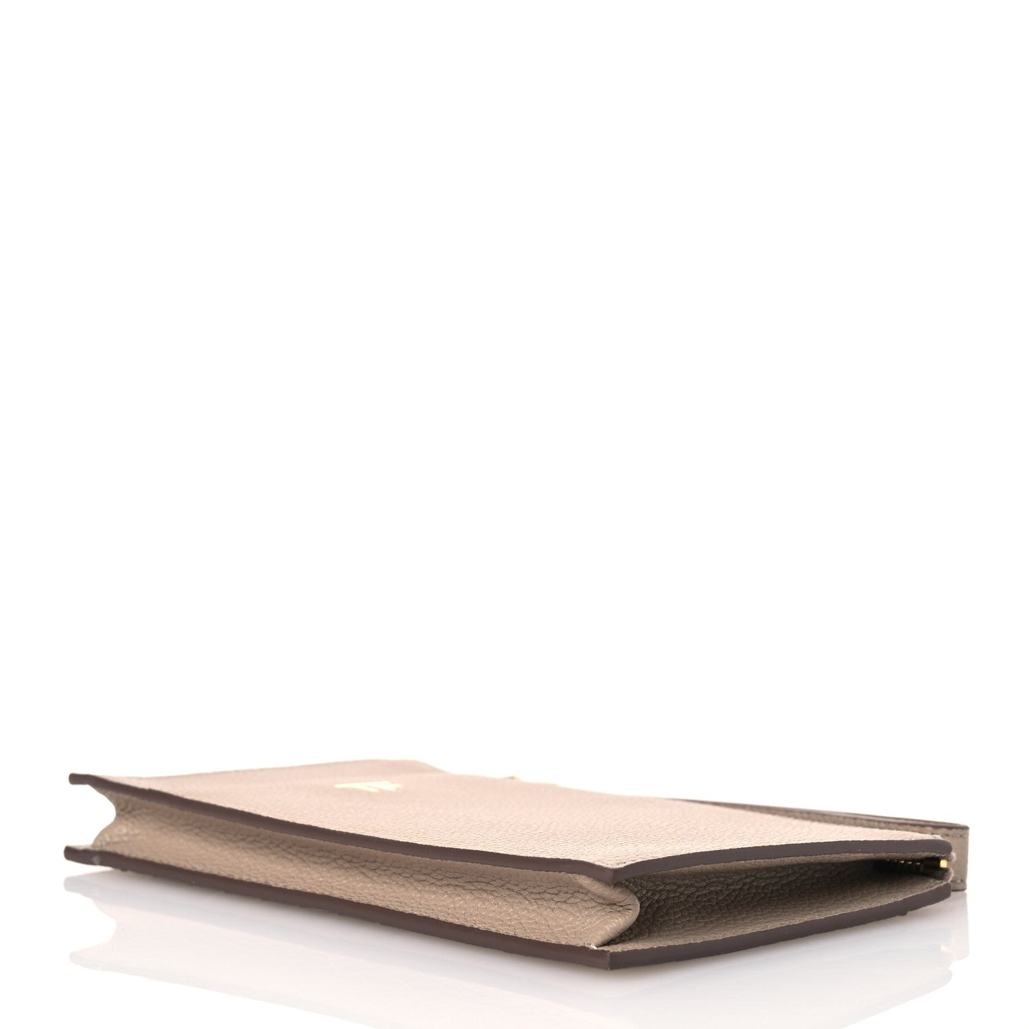 Tom Ford Grained Calfskin TF Wristlet Wallet Silk Taupe 5 of 10