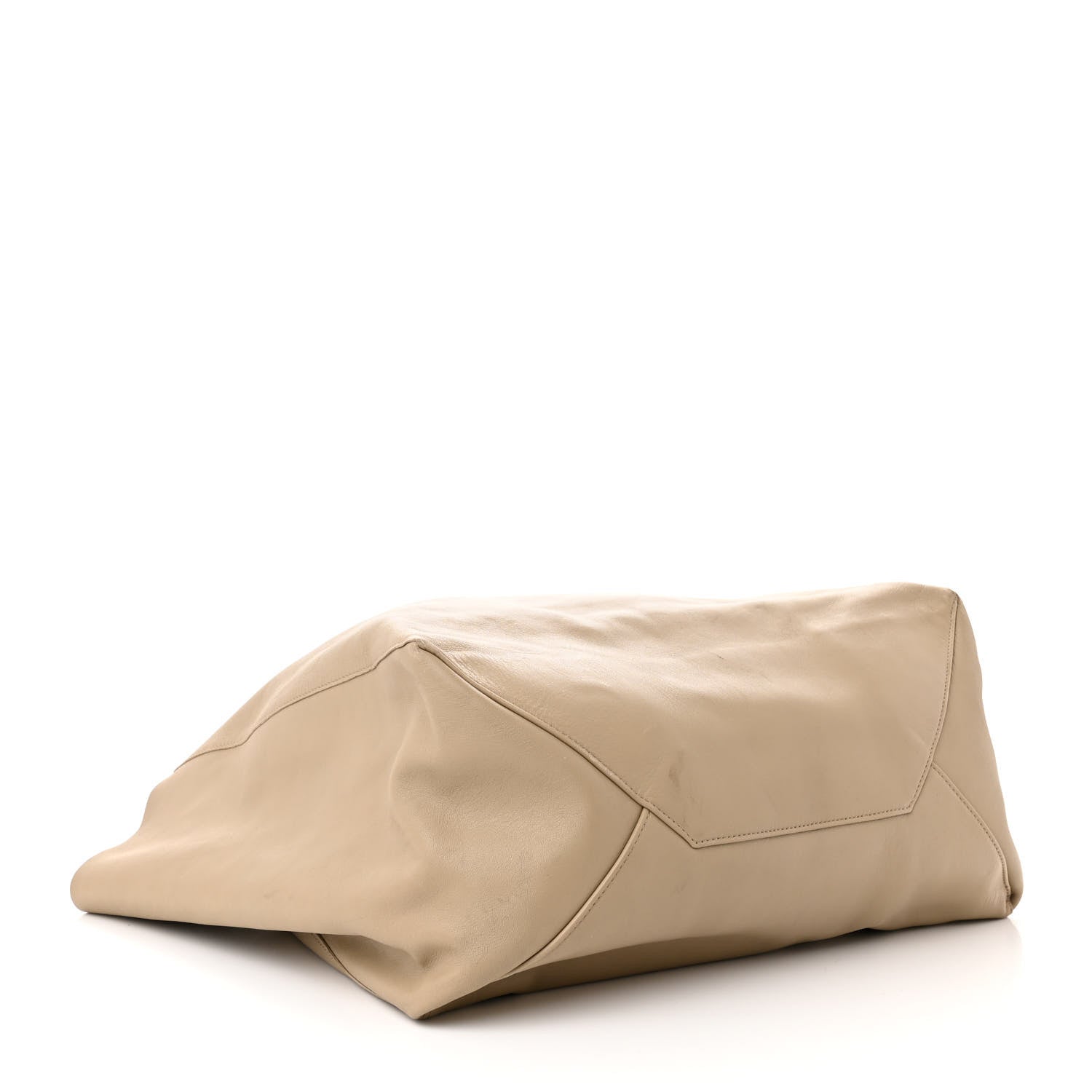 Celine Lambskin Horizontal Cabas Beige 4 of 17