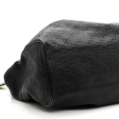 Gucci Guccissima Large Sukey Tote Black 9 of 19