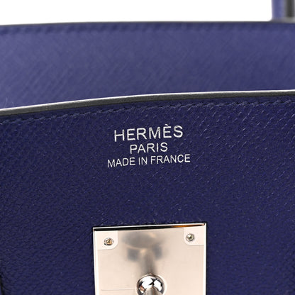 Hermes Epsom Birkin 35 Bleu Encre 6 of 13