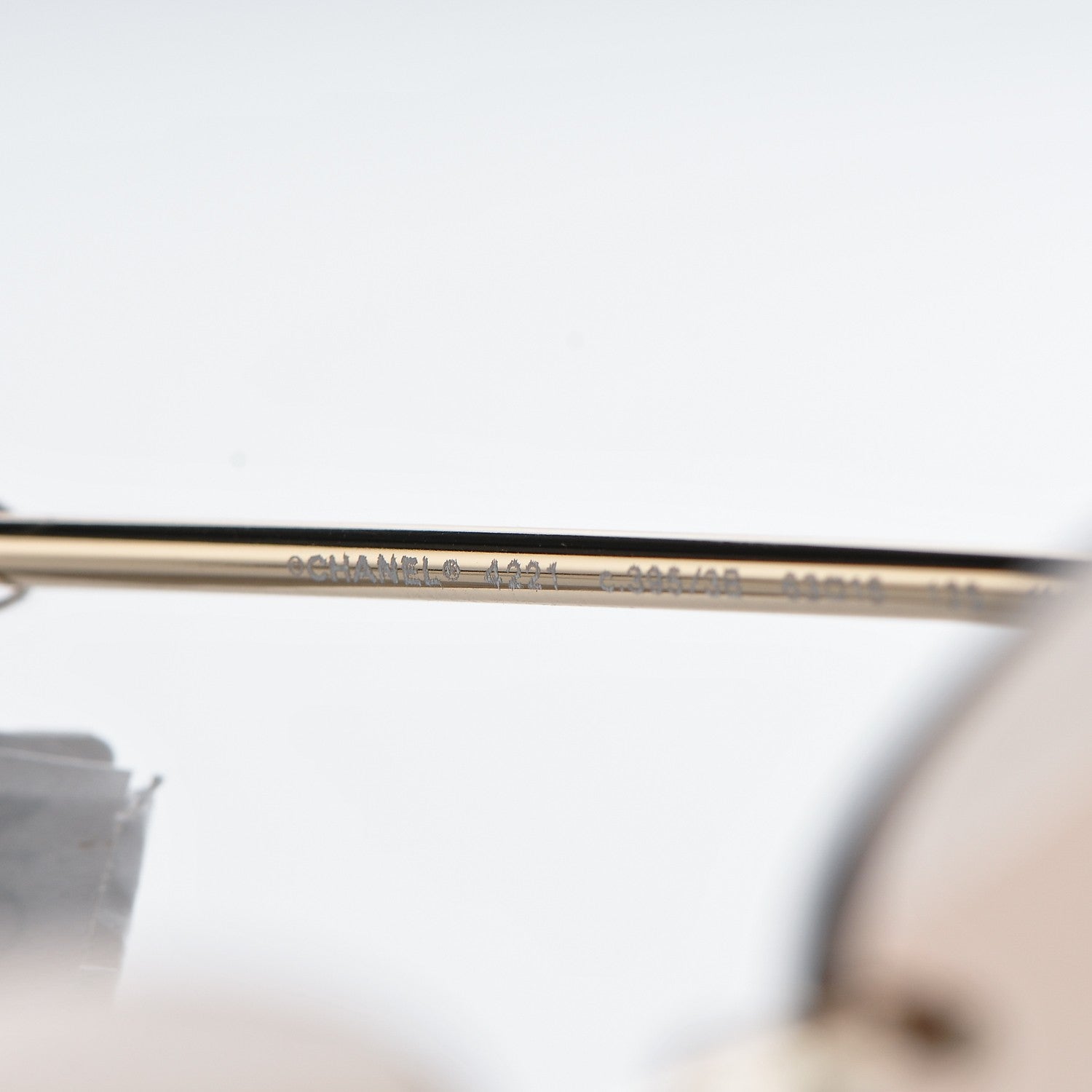 Chanel Square Spring Sunglasses 4221 Pale Gold 5 of 7