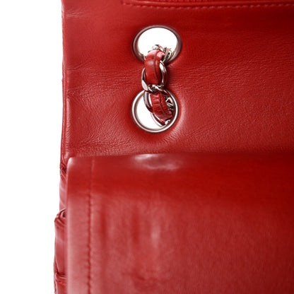 Chanel Lambskin Quilted Medium Double Flap Red 9 of 11