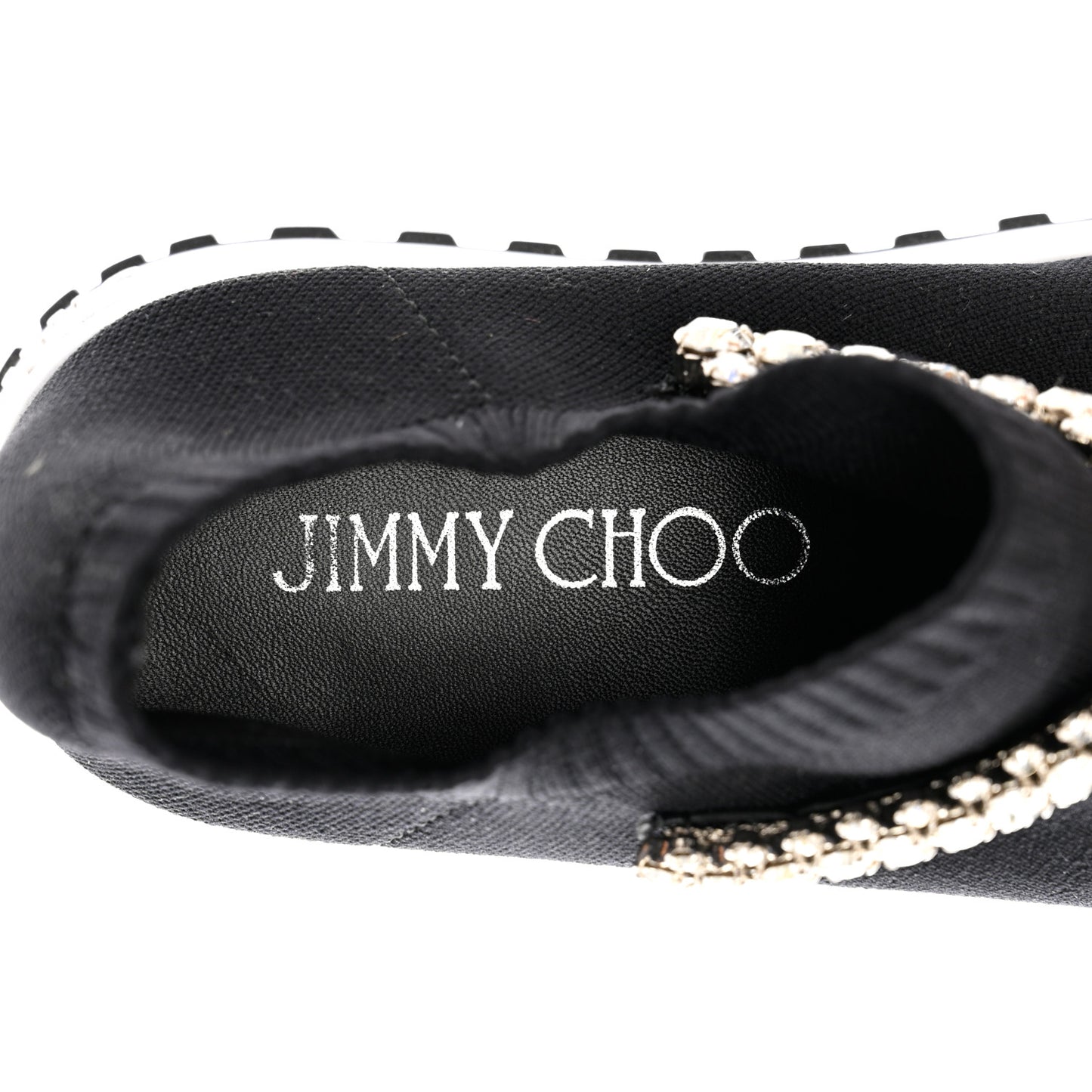 Knit Crystal Verona Sneaker 37 Black