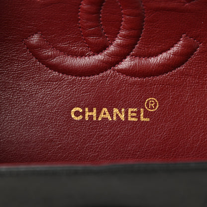 Chanel Lambskin Quilted Medium Double Flap Black 6 of 9