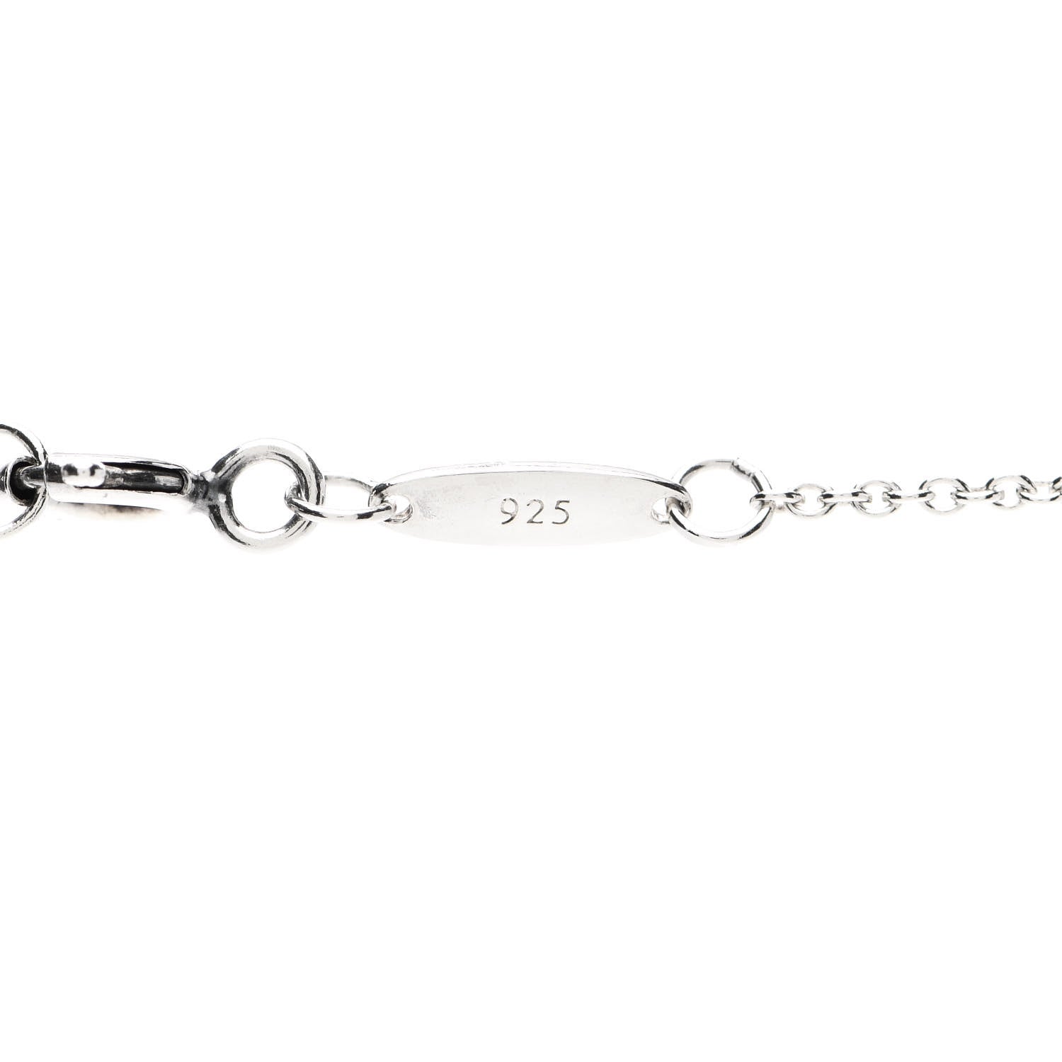 Tiffany Sterling Silver Diamond Elsa Peretti Cross Pendant Necklace 6 of 6