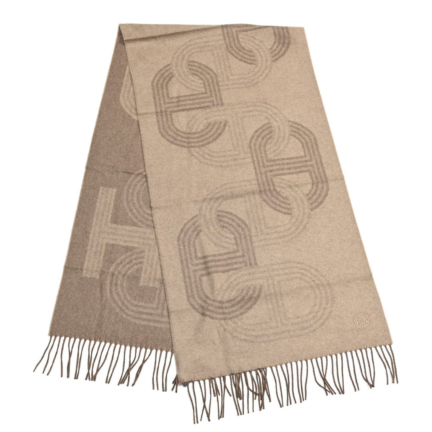 Cashmere Circuit 24 Faubourg Muffler Beige Ficelle