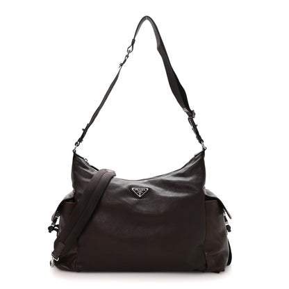 Prada Nappa Explore Shoulder Bag Coffee 1 of 9