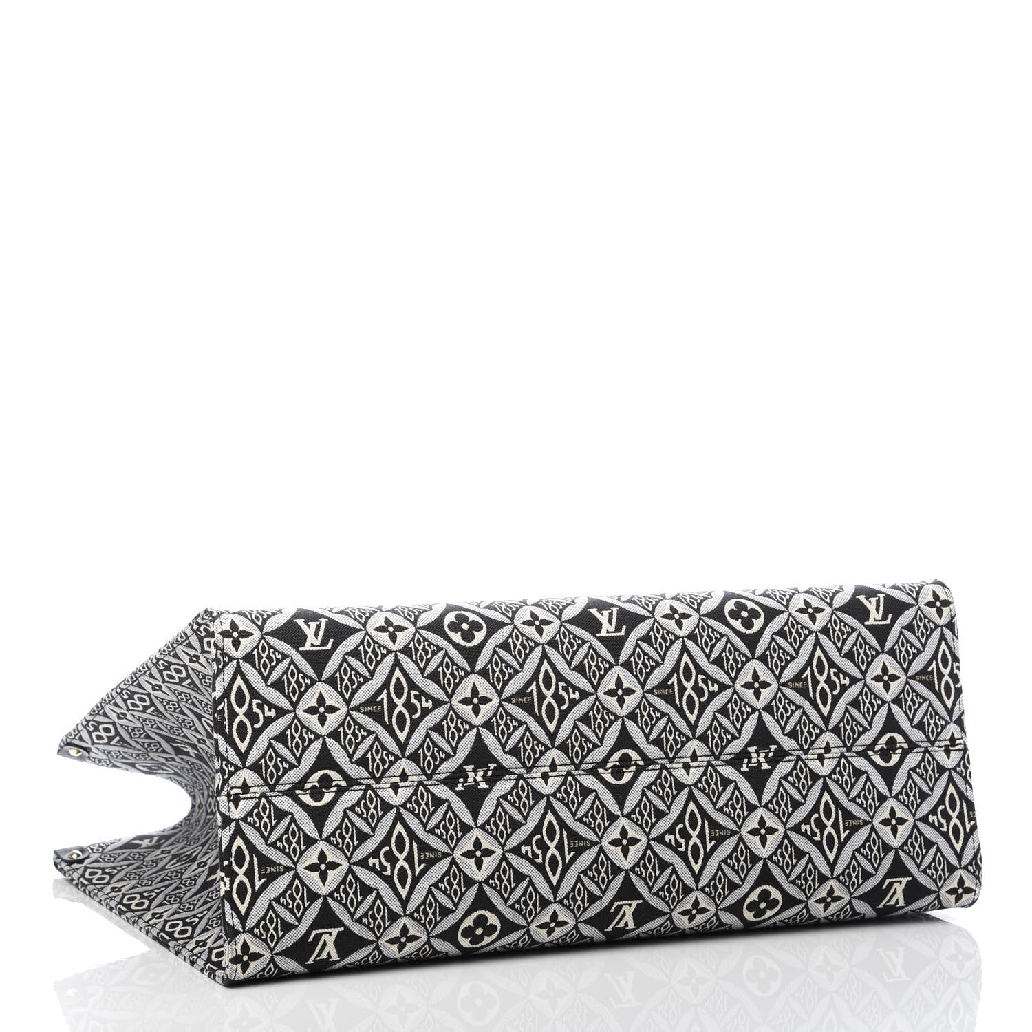 Louis Vuitton Jacquard Since 1854 Onthego GM Grey 3 of 8