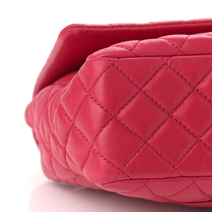 Chanel Lambskin Quilted Valentine Charms Medium Single Flap Pink 8 of 9