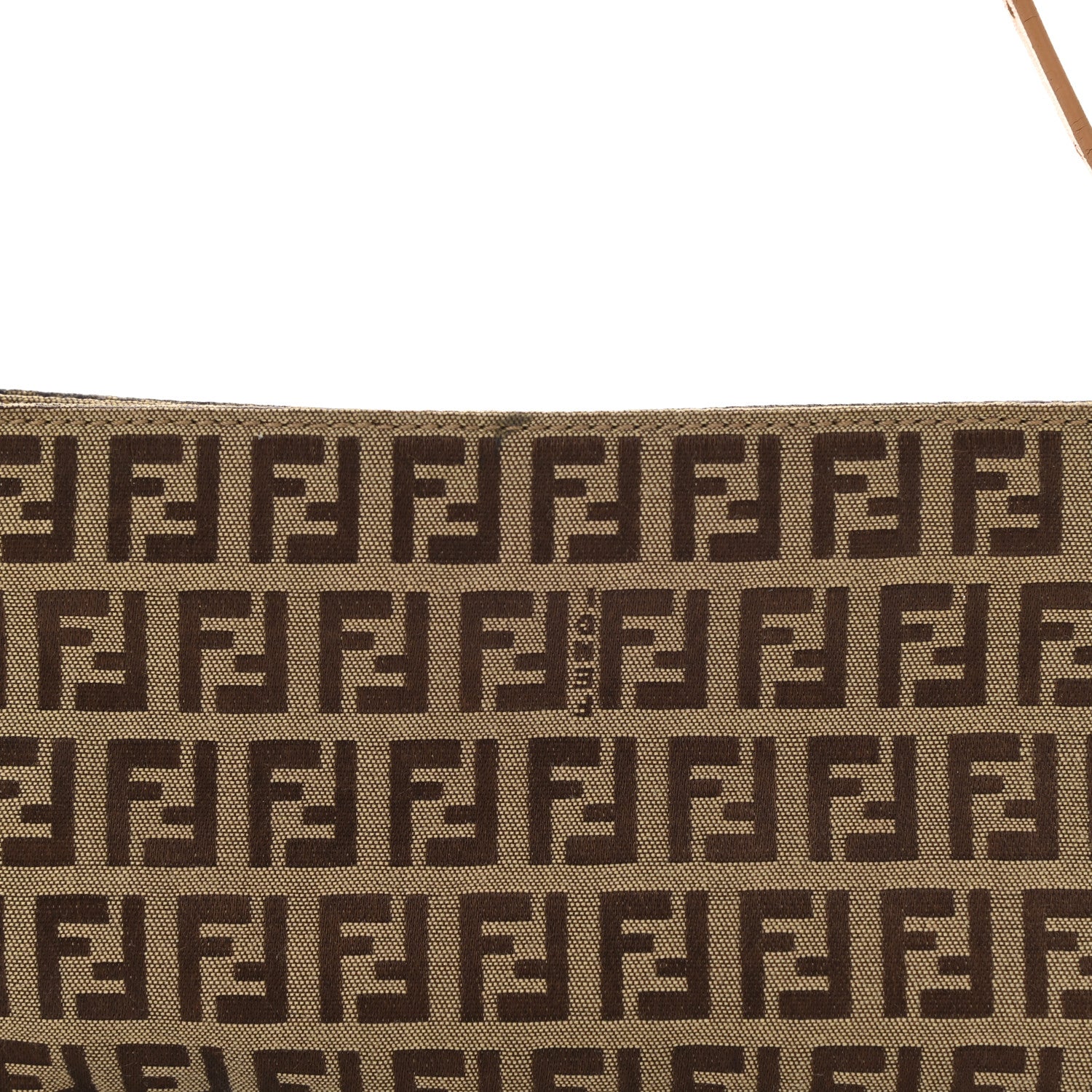 Fendi Zucchino Pochette Beige 6 of 8