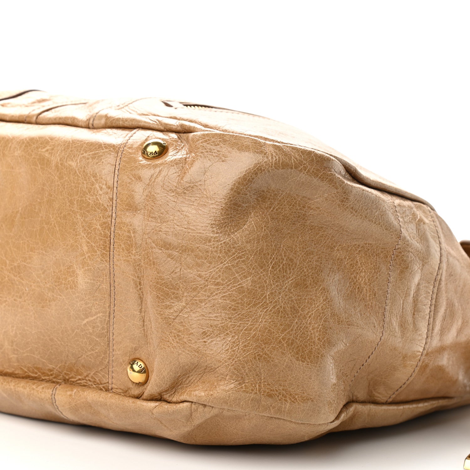 Prada Vitello Shine Hobo Cammeo 12 of 15