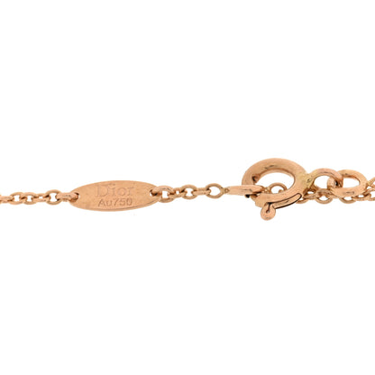 Christian Dior 18K Rose Gold Ruby Mother of Pearl Rose Des Vents Bracelet 3 of 3