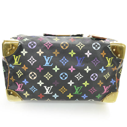 Louis Vuitton Monogram Multicolor Speedy 30 Black 4 of 9