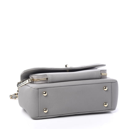Chanel Caviar Quilted Medium Business Affinity Flap Grey 3 of 10