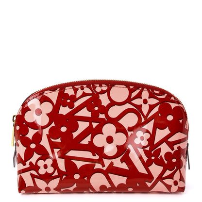 Louis Vuitton Patent Sweet Monogram Cosmetic Pouch Pomme D’Amour 1 of 9