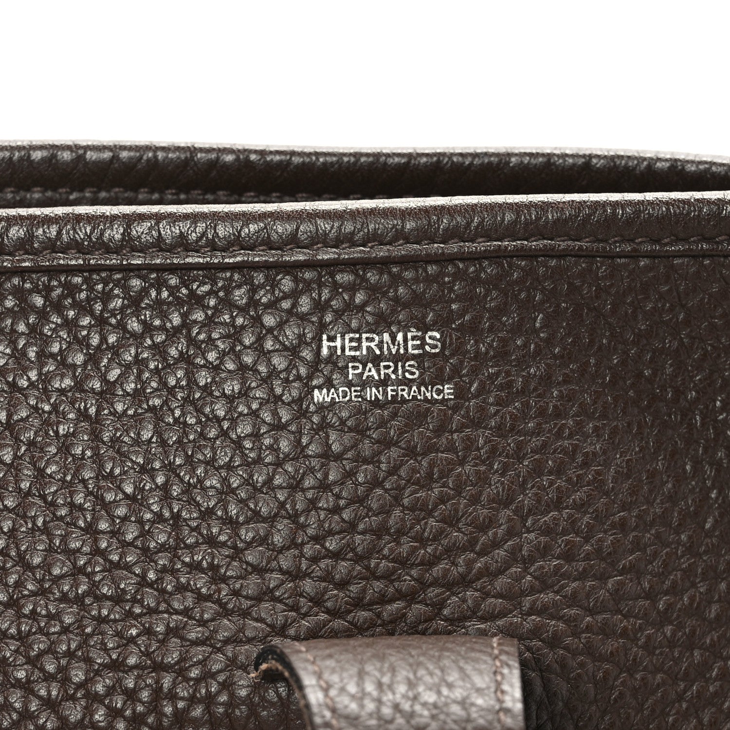 Hermes Taurillon Clemence Evelyne III GM Cafe 5 of 8