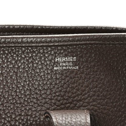 Hermes Taurillon Clemence Evelyne III GM Cafe 5 of 8