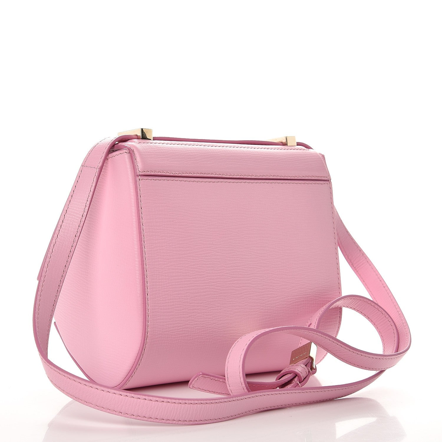 Givenchy Textured Calfskin Mini Pandora Box Crossbody Bag Bright Pink 4 of 9