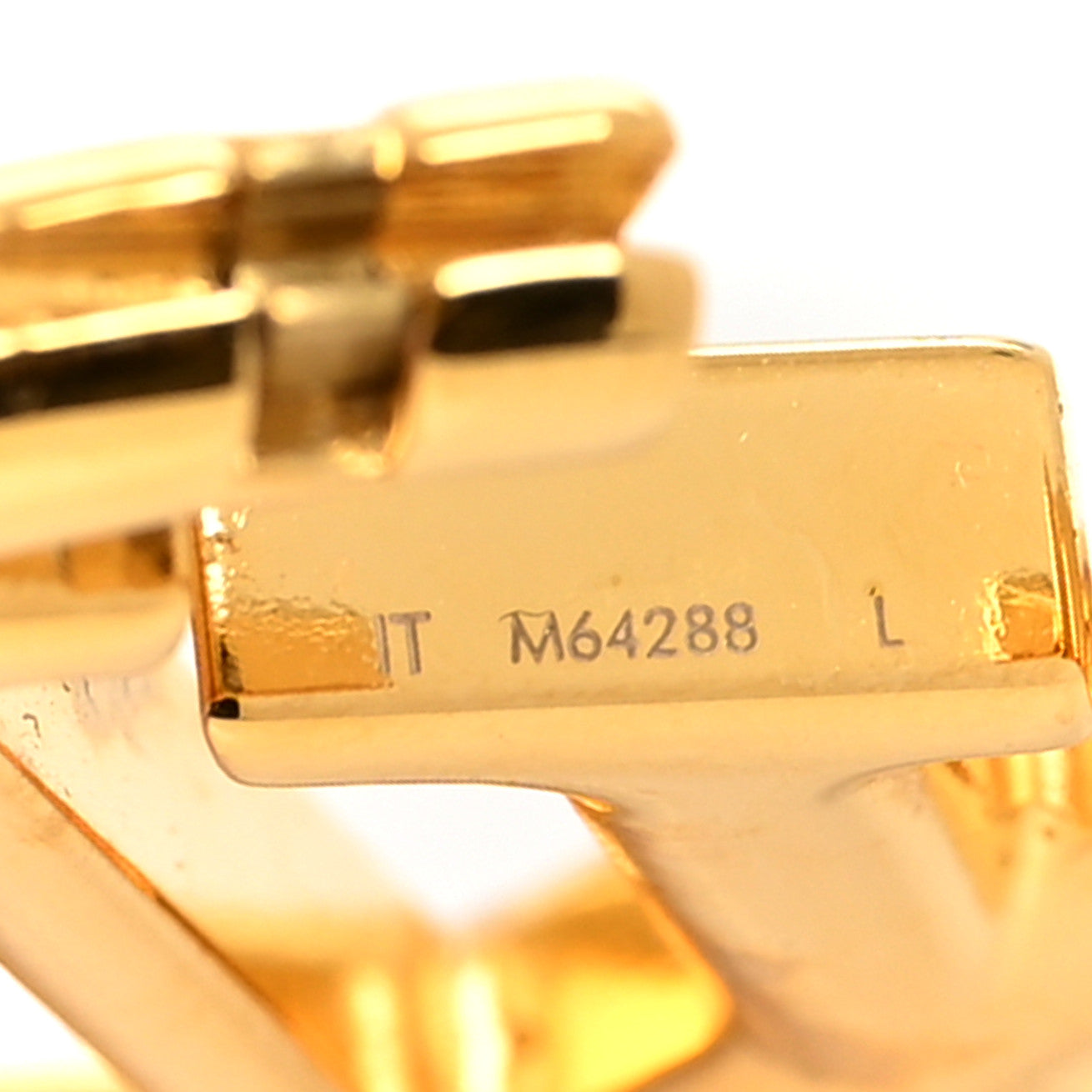 Metal Louise Hoop Earrings Gold
