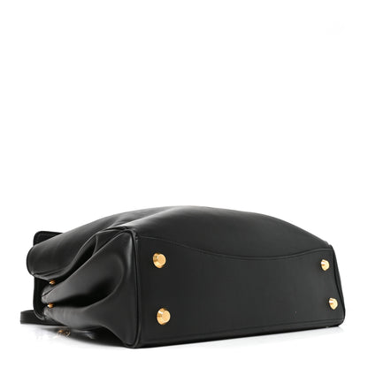 Balenciaga Natural Smooth Calfskin Medium Rodeo Top Handle Handbag Black 4 of 9