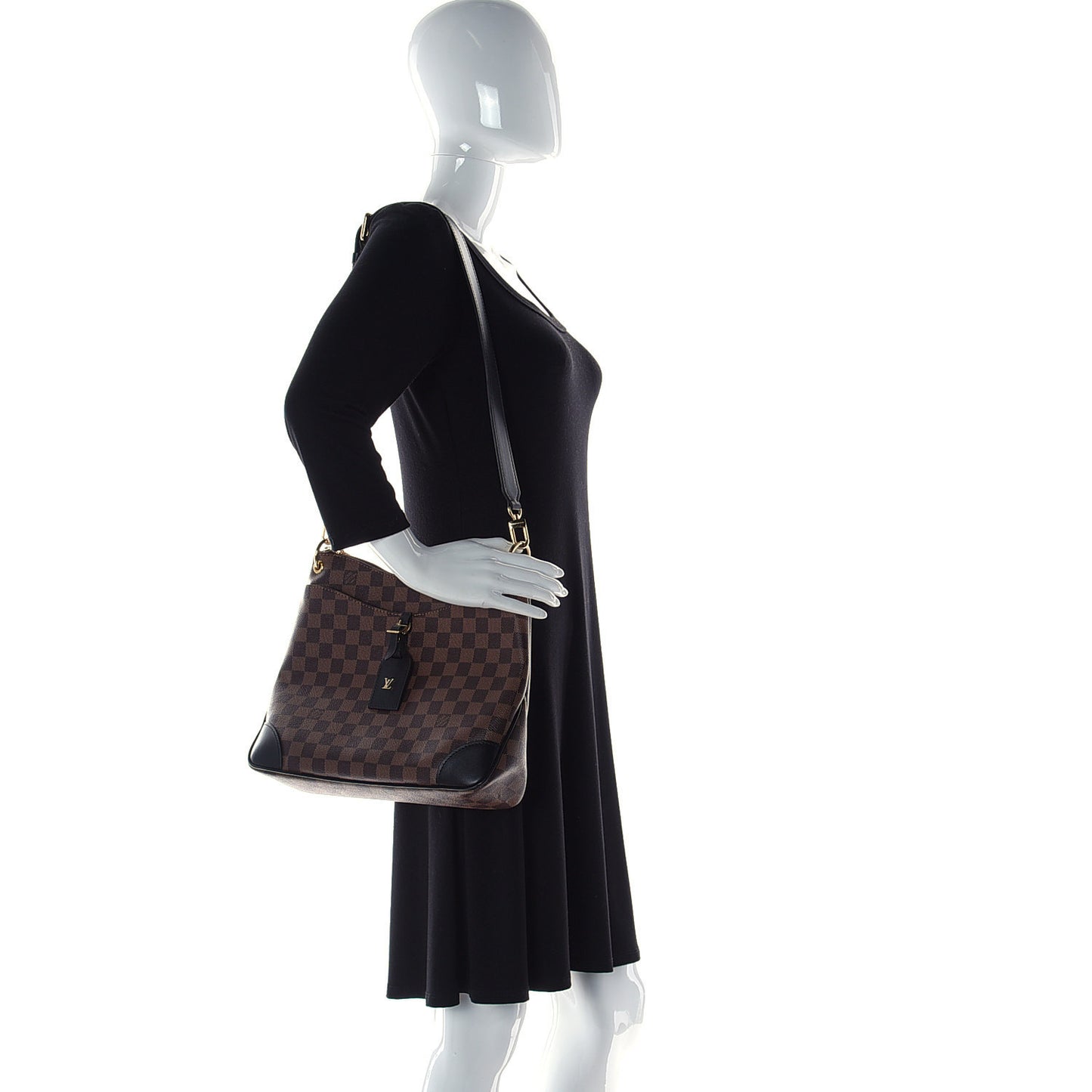 Damier Ebene Odeon MM Black