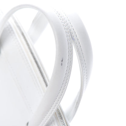 Balenciaga Calfskin XS Triangle Chain Duffle White 16 of 20