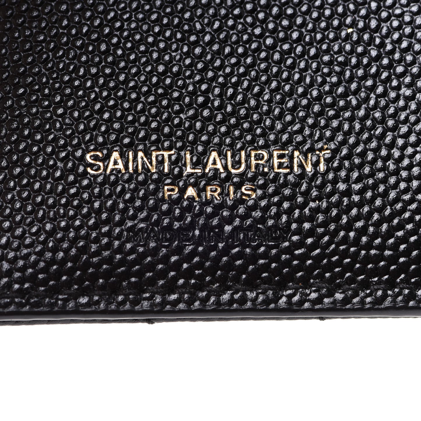 Grain De Poudre Matelasse Chevron Monogram Zipped Card Case Black