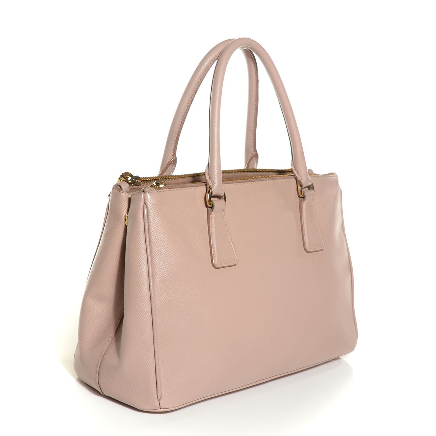 Prada Saffiano Lux Small Double Zip Tote Cammeo 3 of 11