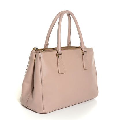 Prada Saffiano Lux Small Double Zip Tote Cammeo 3 of 11