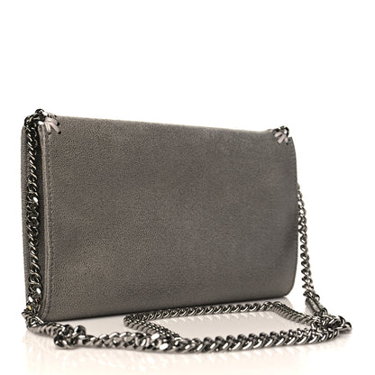 Stella McCartney Shaggy Deer Mini Falabella Crossbody Bag Light Grey 2 of 9