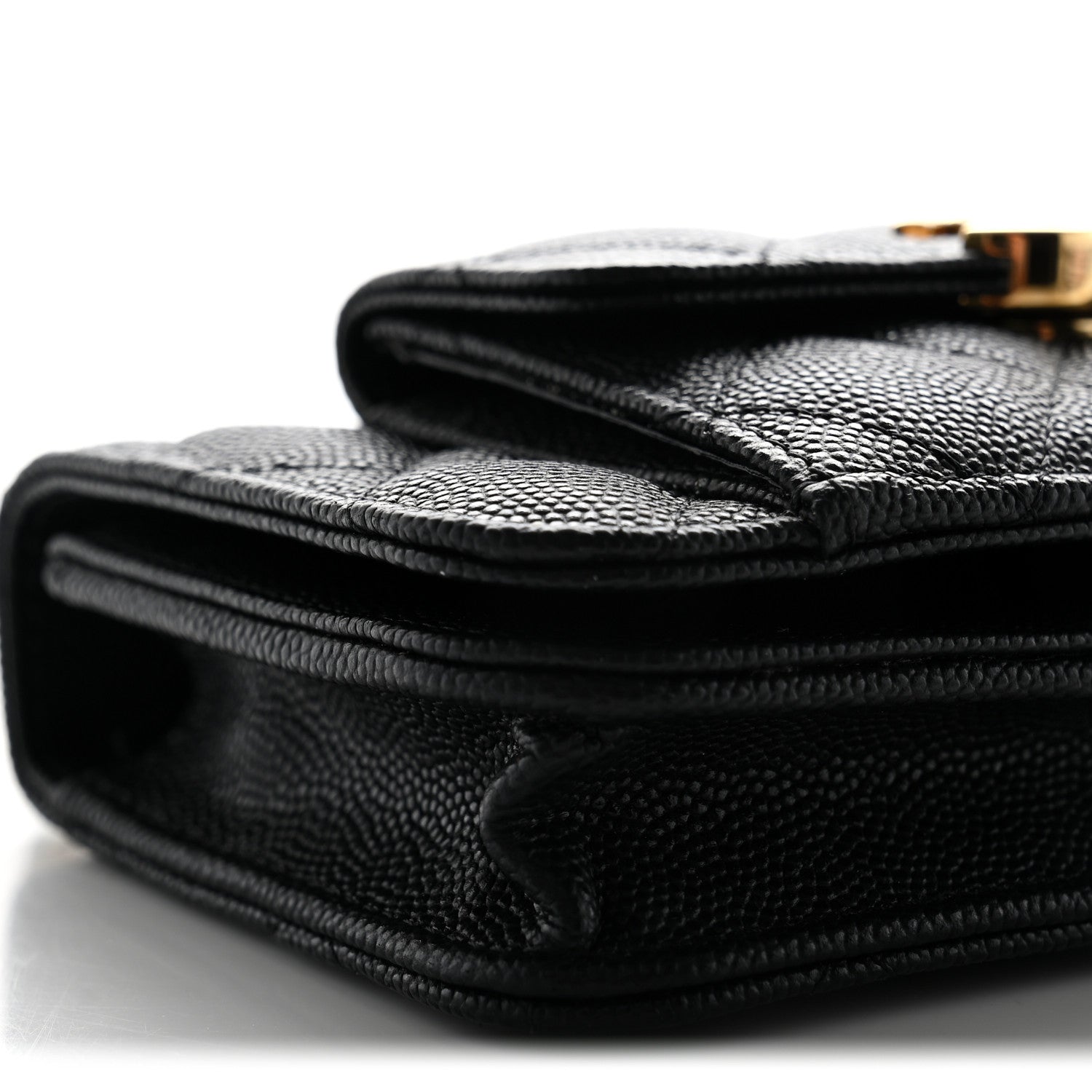 Chanel Caviar Quilted Pocket Twins Clutch With Chain Black 10 of 12