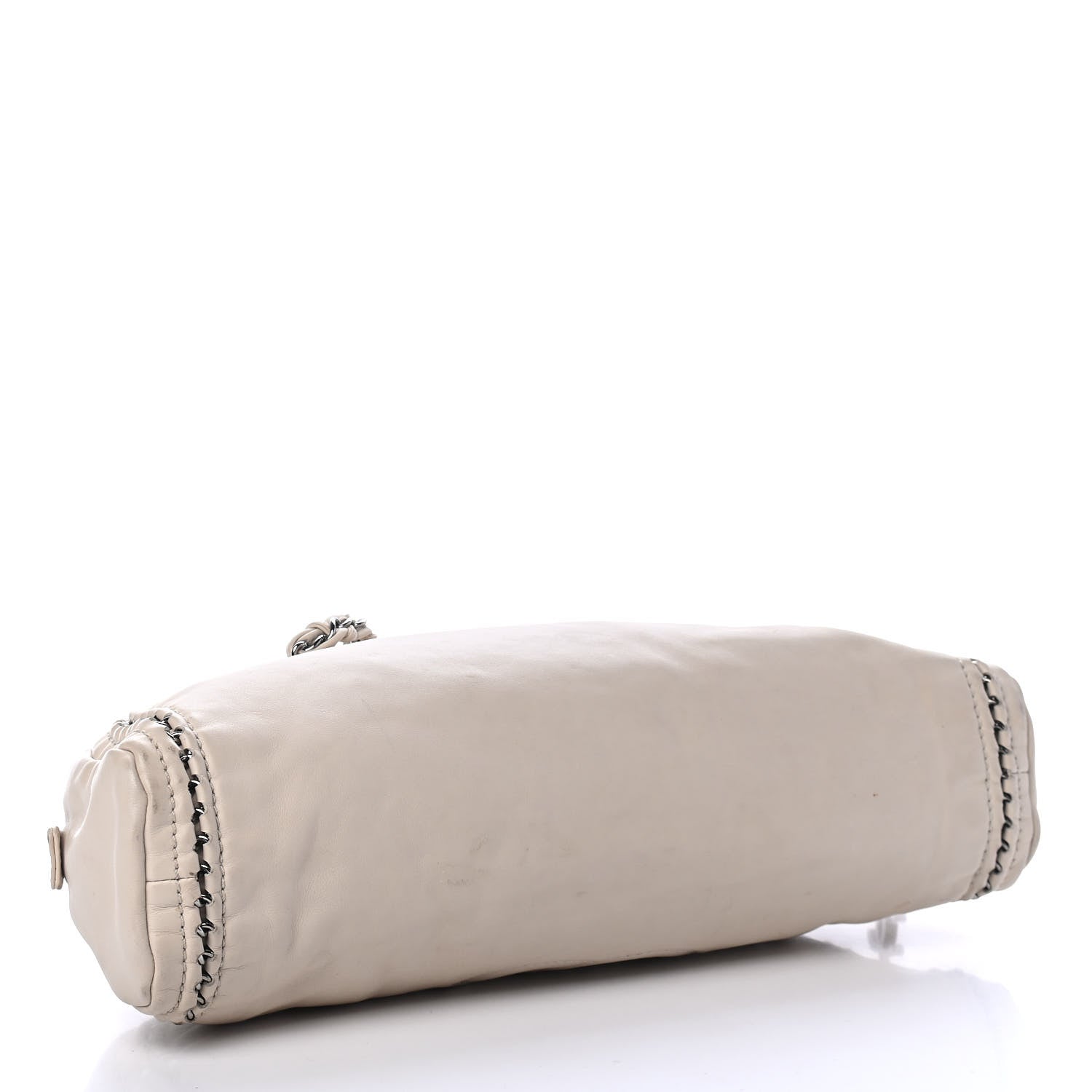 Chanel Smooth Calfskin Luxe Ligne Petit Bowler Light Beige 3 of 5
