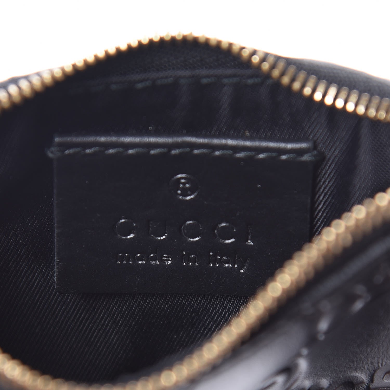 Gucci Guccissima Key Case Black 6 of 7