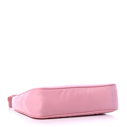 Prada Tessuto Nylon Saffiano Mini Re-Edition 2000 Bag Rosa 2 of 4