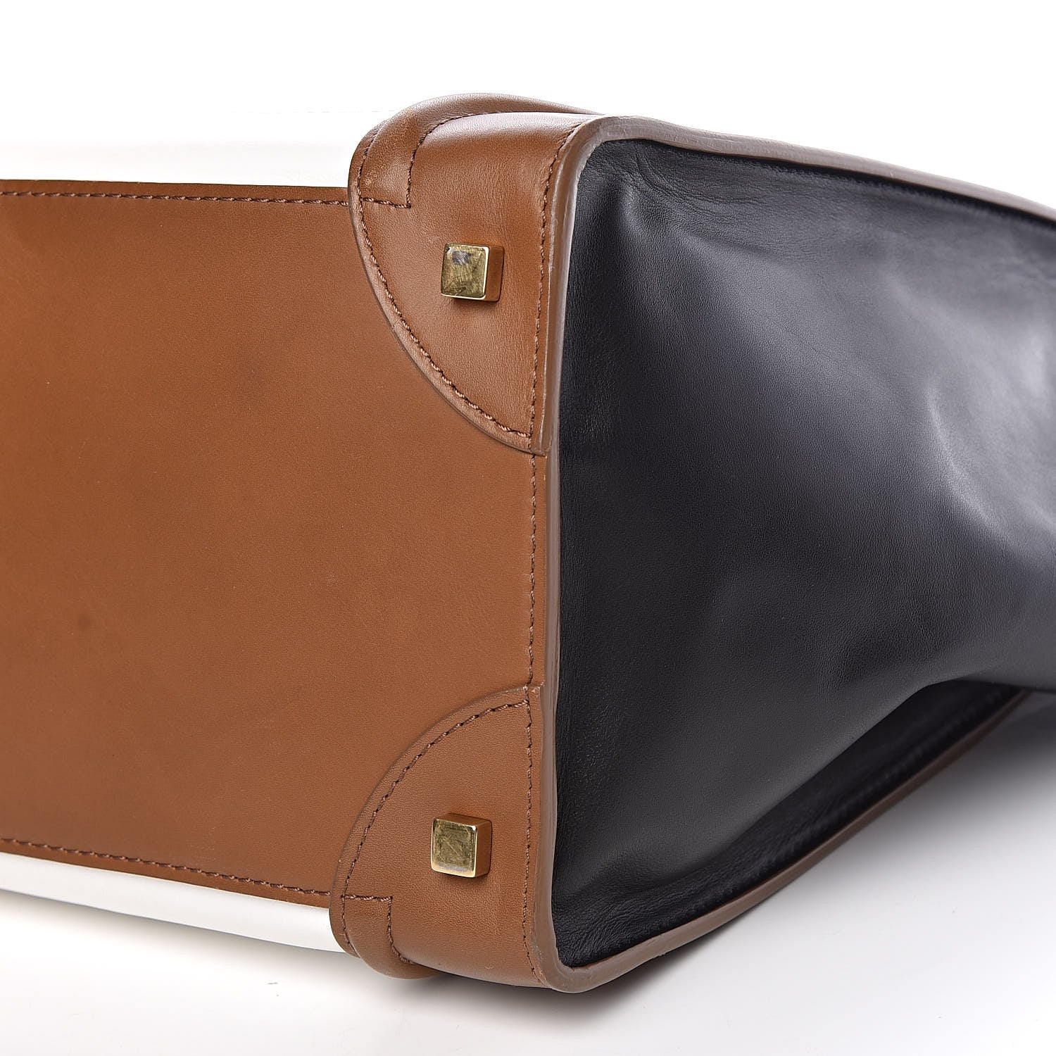Celine Smooth Calfskin Mini Tri-Color Luggage Brown 13 of 16