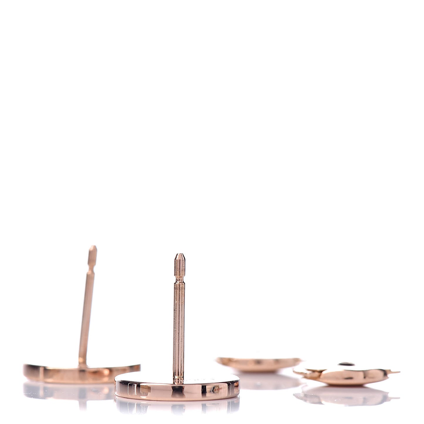 18K Rose Gold Mother of Pearl BVLGARI BVLGARI Stud Earrings