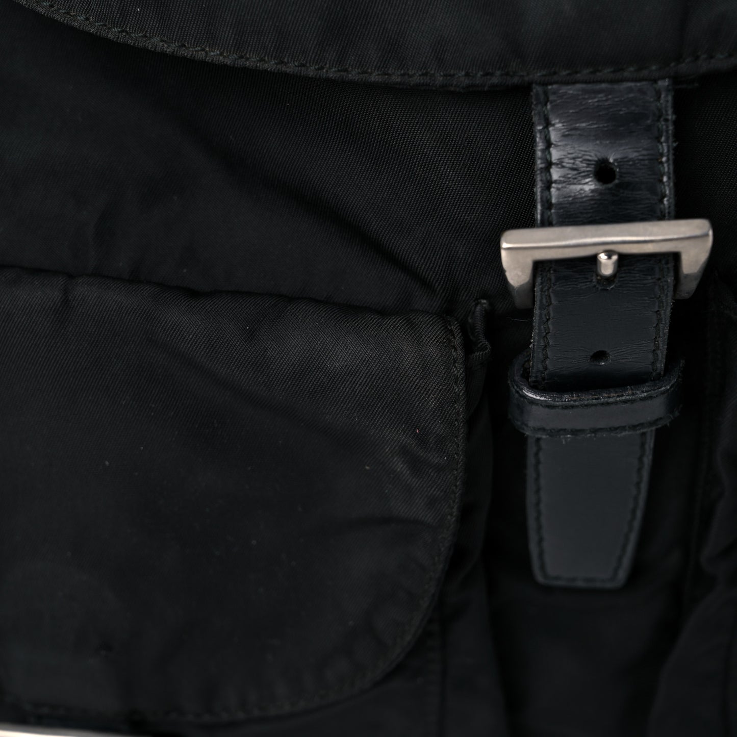 Nylon Vela Medium Backpack Black