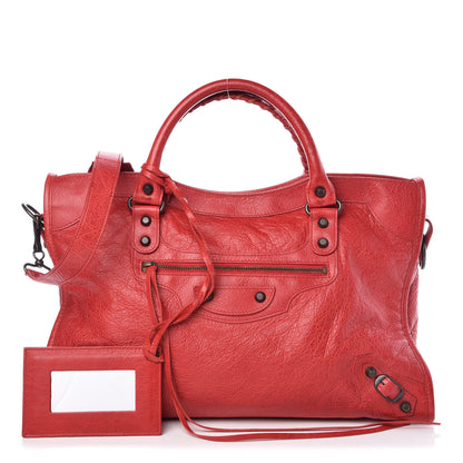Balenciaga Agneau Classic Hardware City Rouge Coquelicot 1 of 9