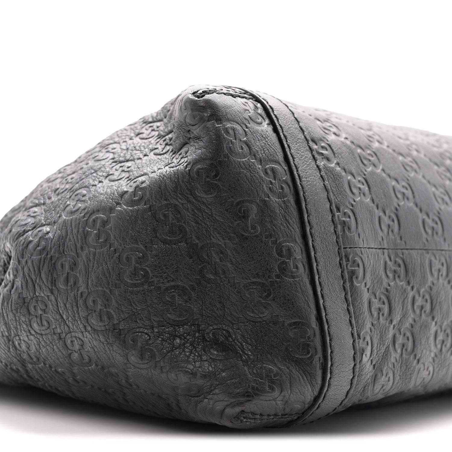 Gucci Guccissima Medium New Ladies Tote Black 9 of 12