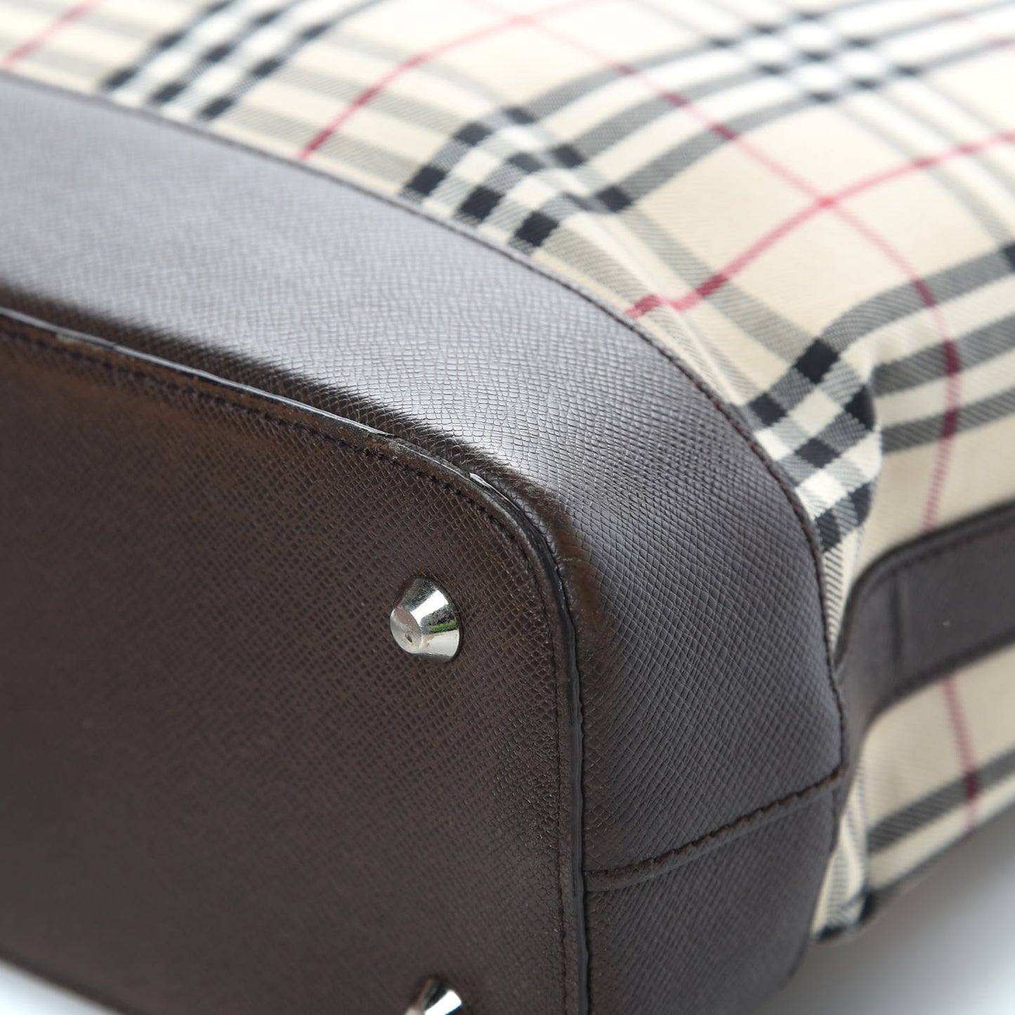 Vintage Check Tote Black