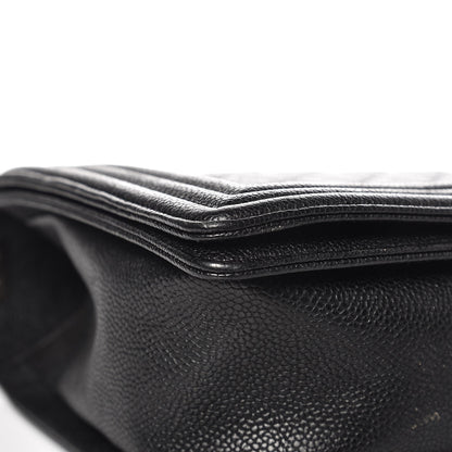 Chanel Caviar Quilted New Medium Boy Flap Black 8 of 10