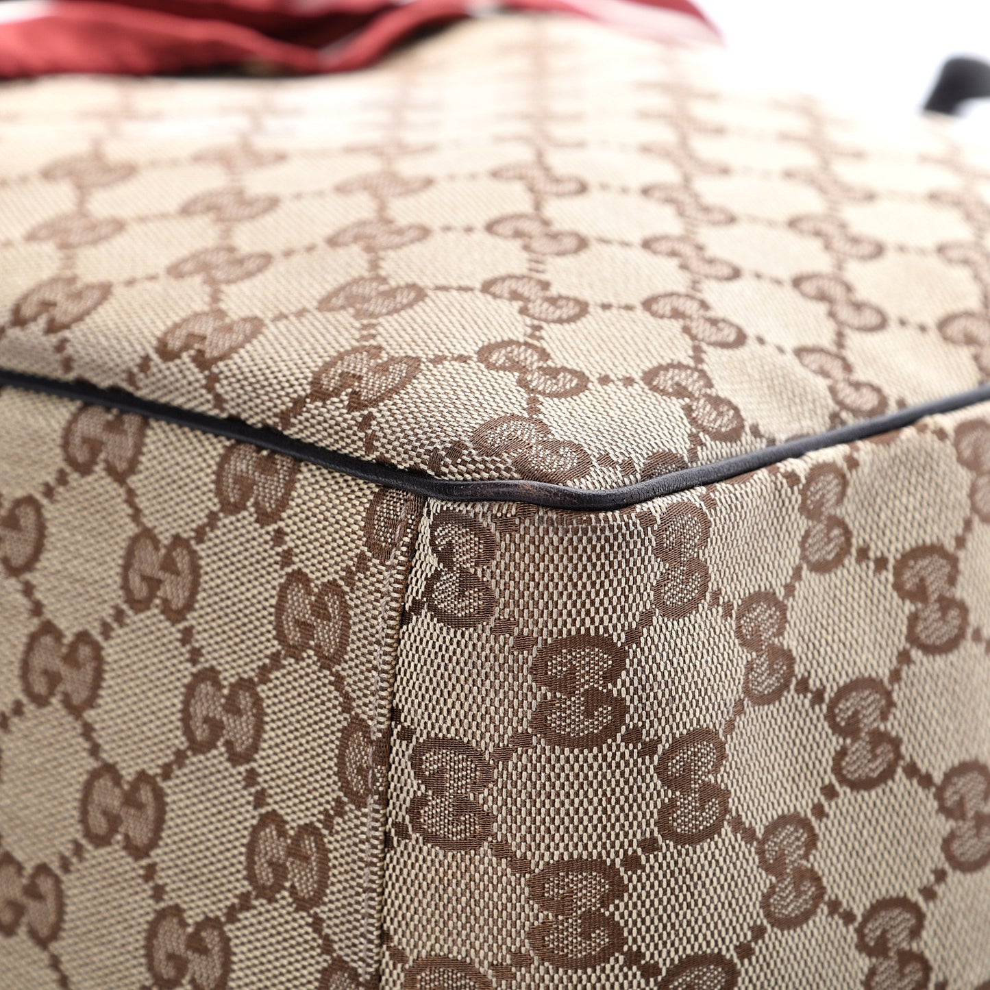 Monogram Large Positano Tote Brown