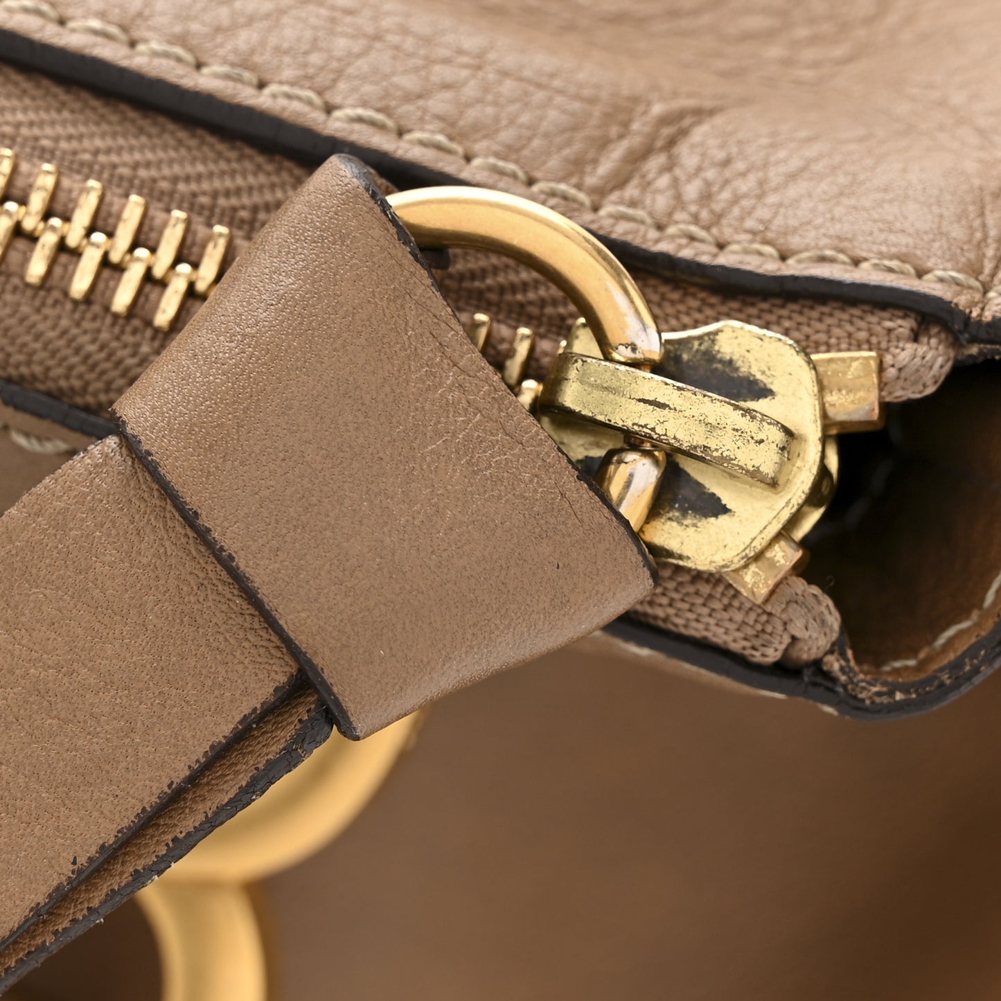 Calfskin Medium Marcie Satchel Nut