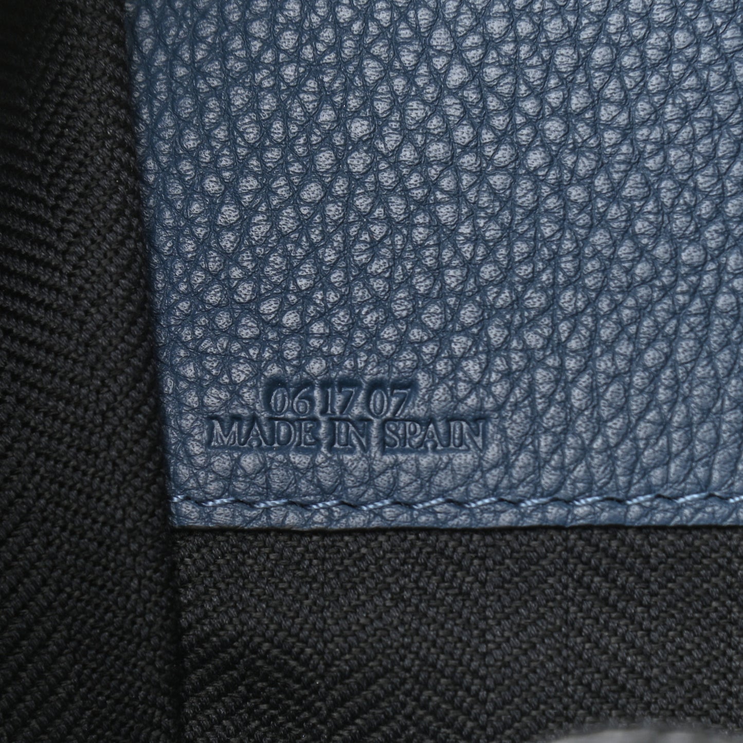 Calfskin Large Hammock Shoulder Bag Marine