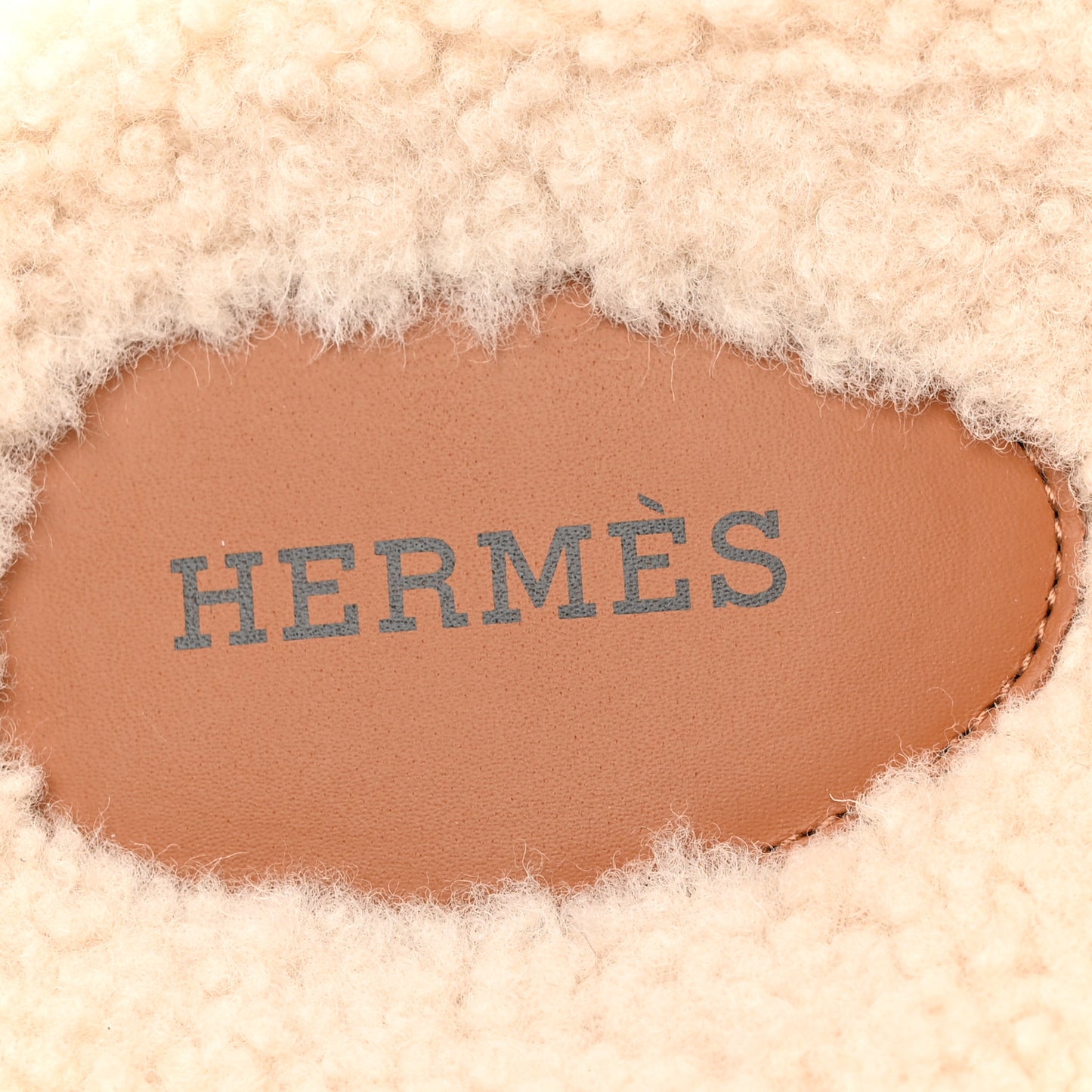 Suede Goatskin Woolskin Womens Chypre Sandals 40 Naturel Ecru