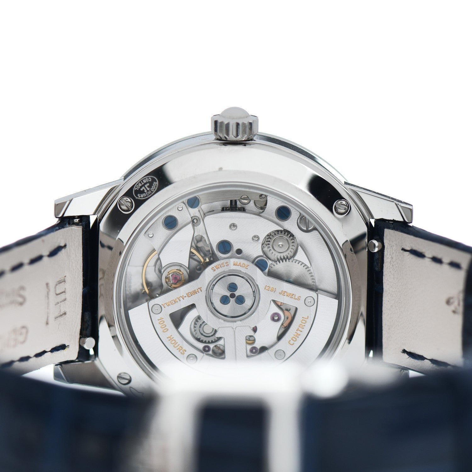 Jaeger-LeCoultre Stainless Steel Alligator Diamond Bezel 29mm Rendez-Vous Classic Day & Night Automatic Watch Q3468430 4 of 5