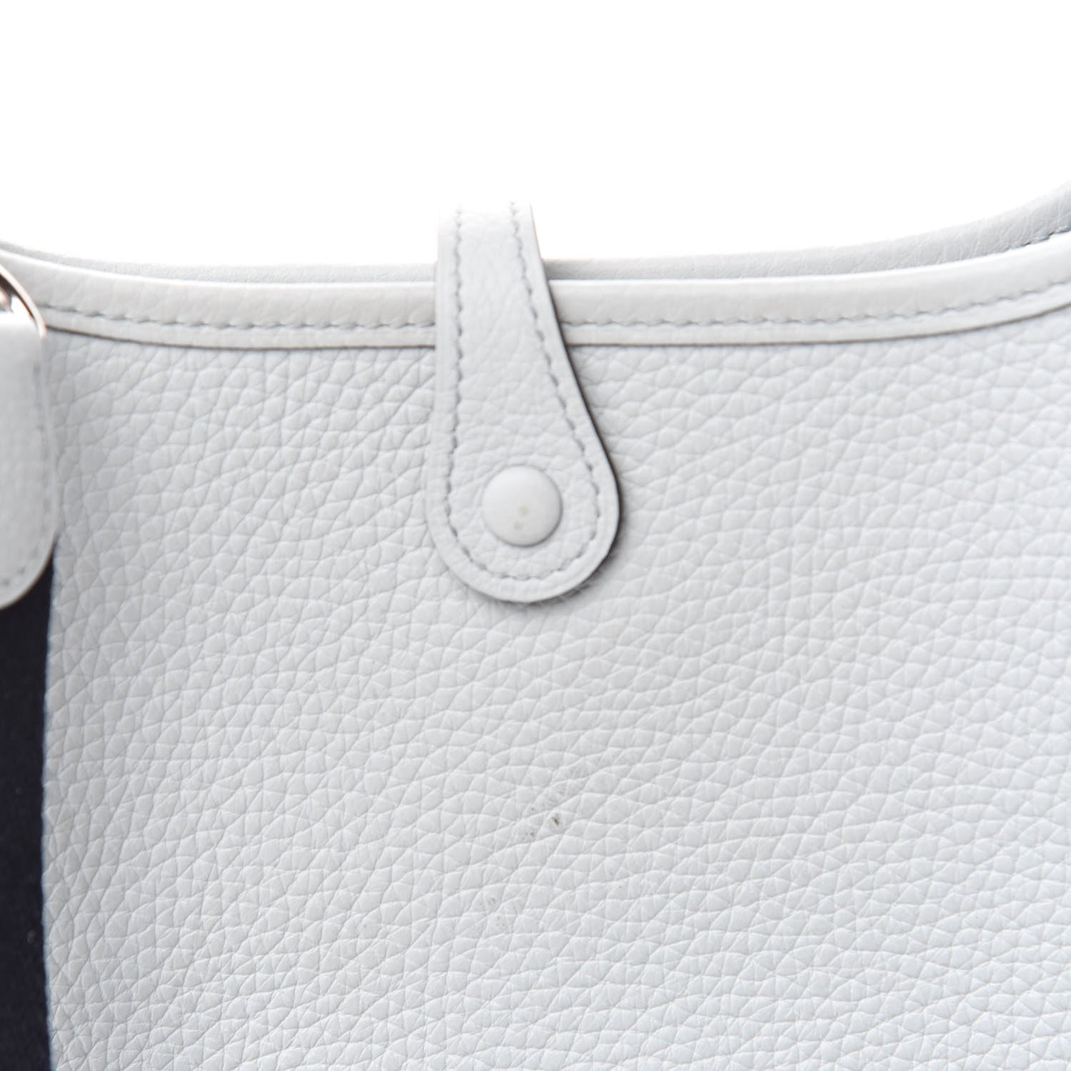 Hermes Taurillon Clemence Amazone Evelyne TPM Bleu Pale Indigo 9 of 10