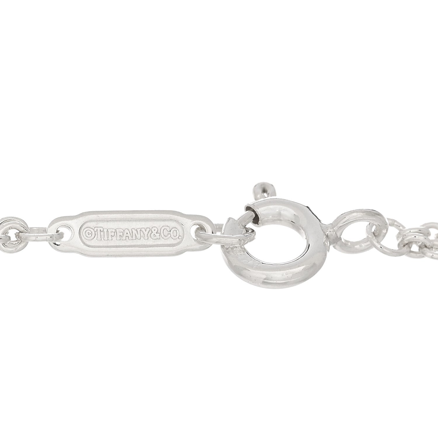 Tiffany Sterling Silver Infinity Double Chain Bracelet 3 of 4
