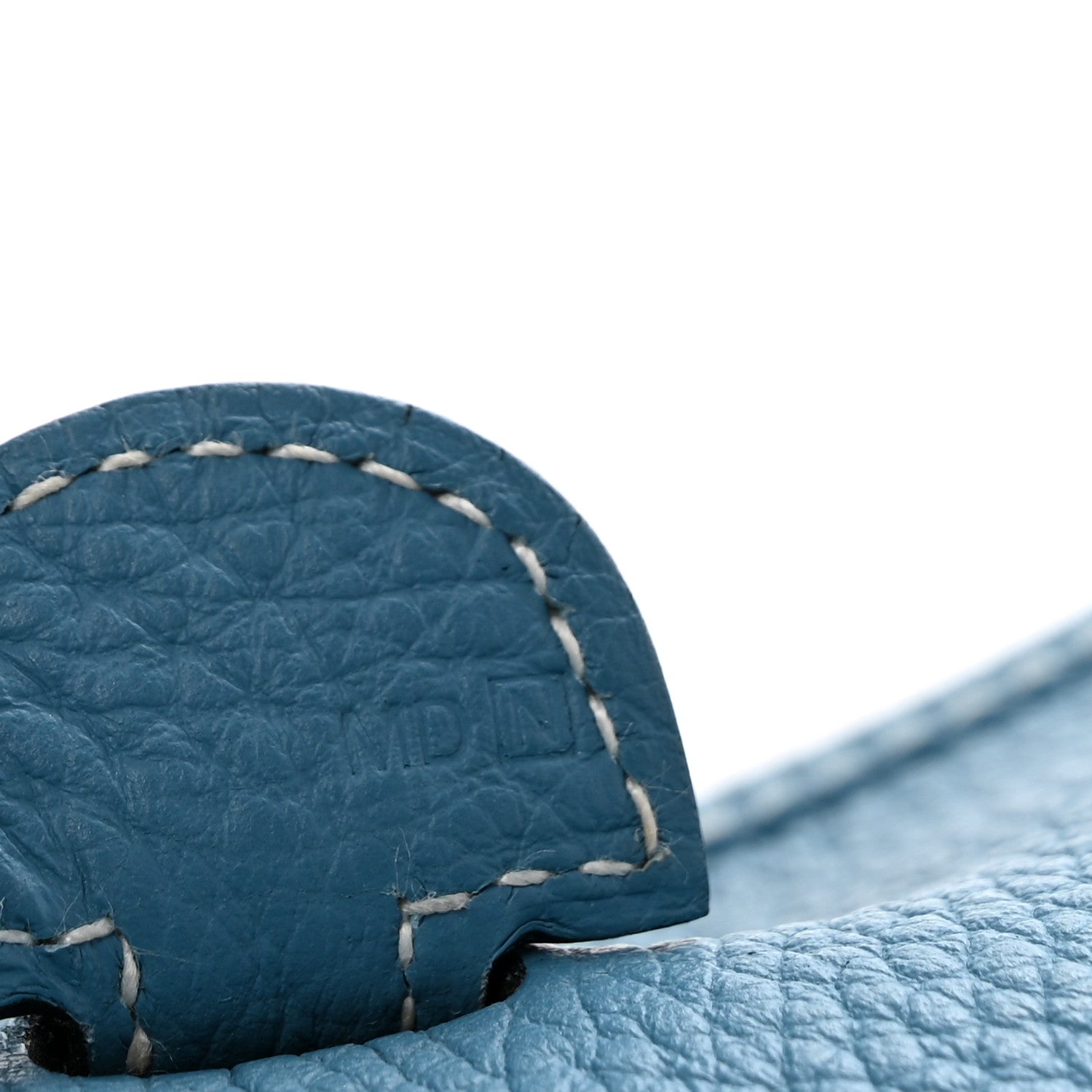 Hermes Taurillon Clemence EVELYNE III PM Blue Jean 7 of 12