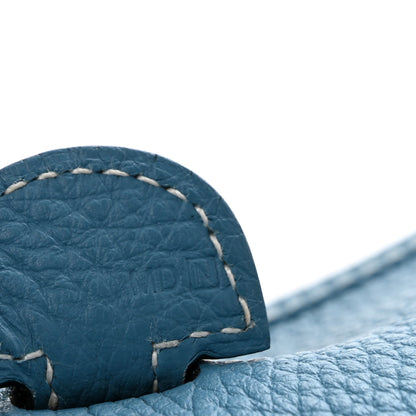 Hermes Taurillon Clemence EVELYNE III PM Blue Jean 7 of 12
